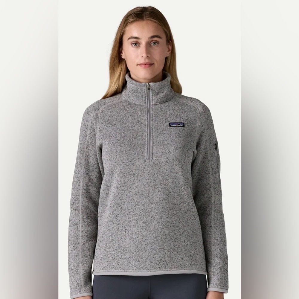 Patagonia Better Sweater Quarter Zip 1/4 Fleece Permafrost purple Womens medium